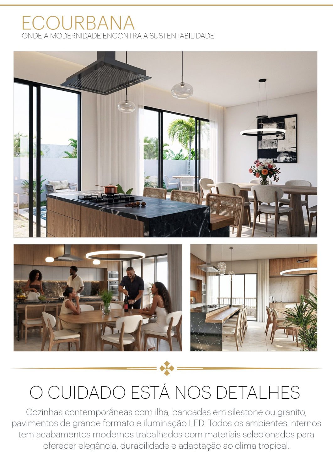 O cuidado está nos detalhes: cozinhas